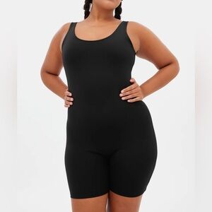 Girlfriend Collective Black Bike Unitard